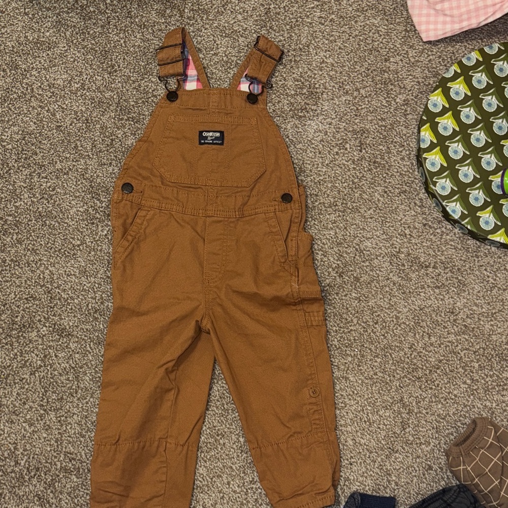 Carhartt Kids Tan Overalls